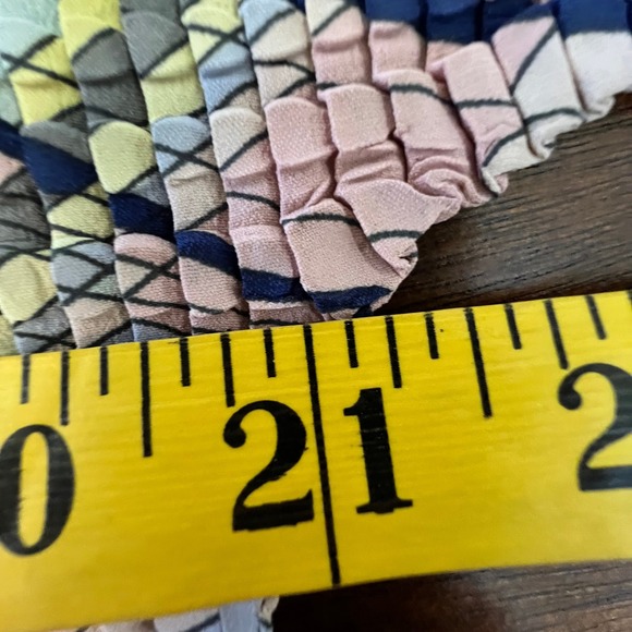 Kriss Sweden Art to Wear Top XL Textured Abstract Artsy 3D Stretch Unique Eco - Picture 7 of 11